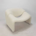 Chaise hipster moderne f598 chaise groovy vintage lungechair